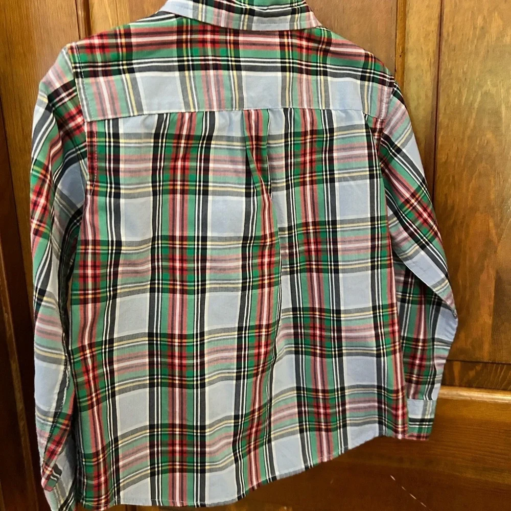 Crown & Ivy Kids Multicolor Plaid Button Down Shirt